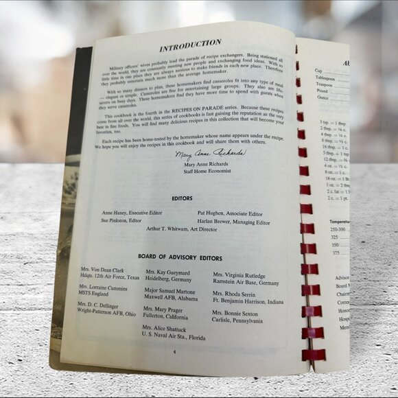 Vintage Recipes On Parade CASSEROLES International Military Wives Cookbook VTG - Picture 7 of 14